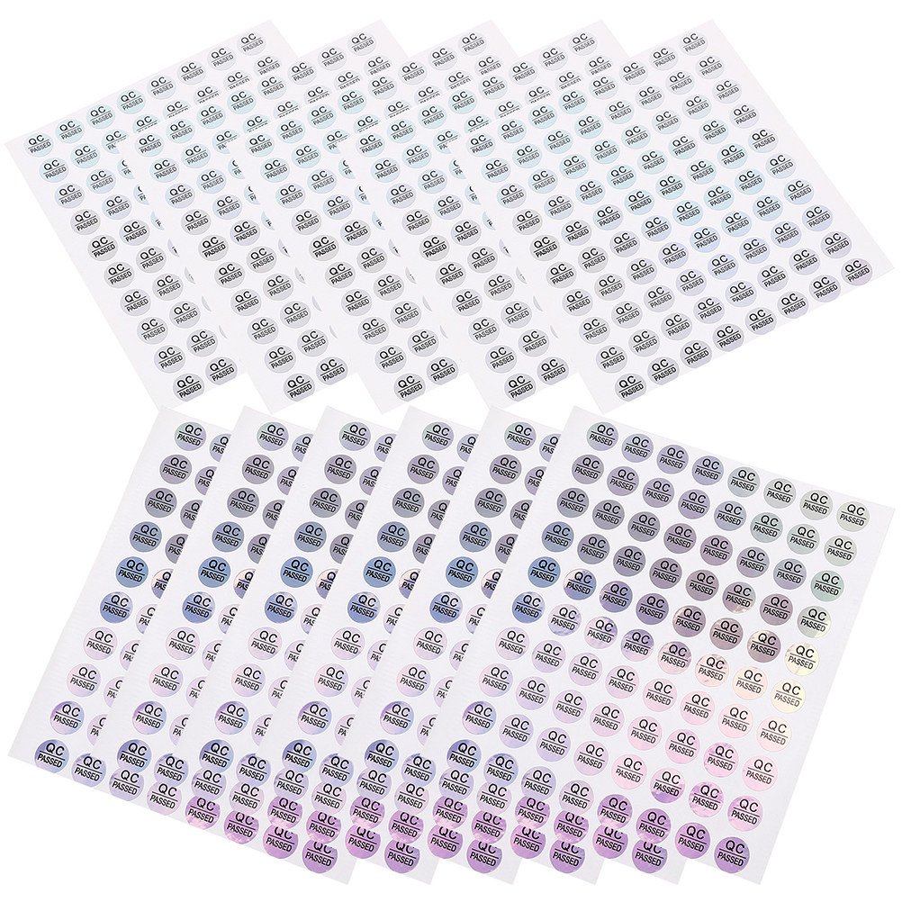 Printing Qc - Kalite Kontrolü Geçmiş Etiketler, 1600 Adet,
