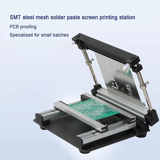 Commercial Book Printing Machines - SMT Şablon Yazıcısı 10*10cm Manuel Lehim