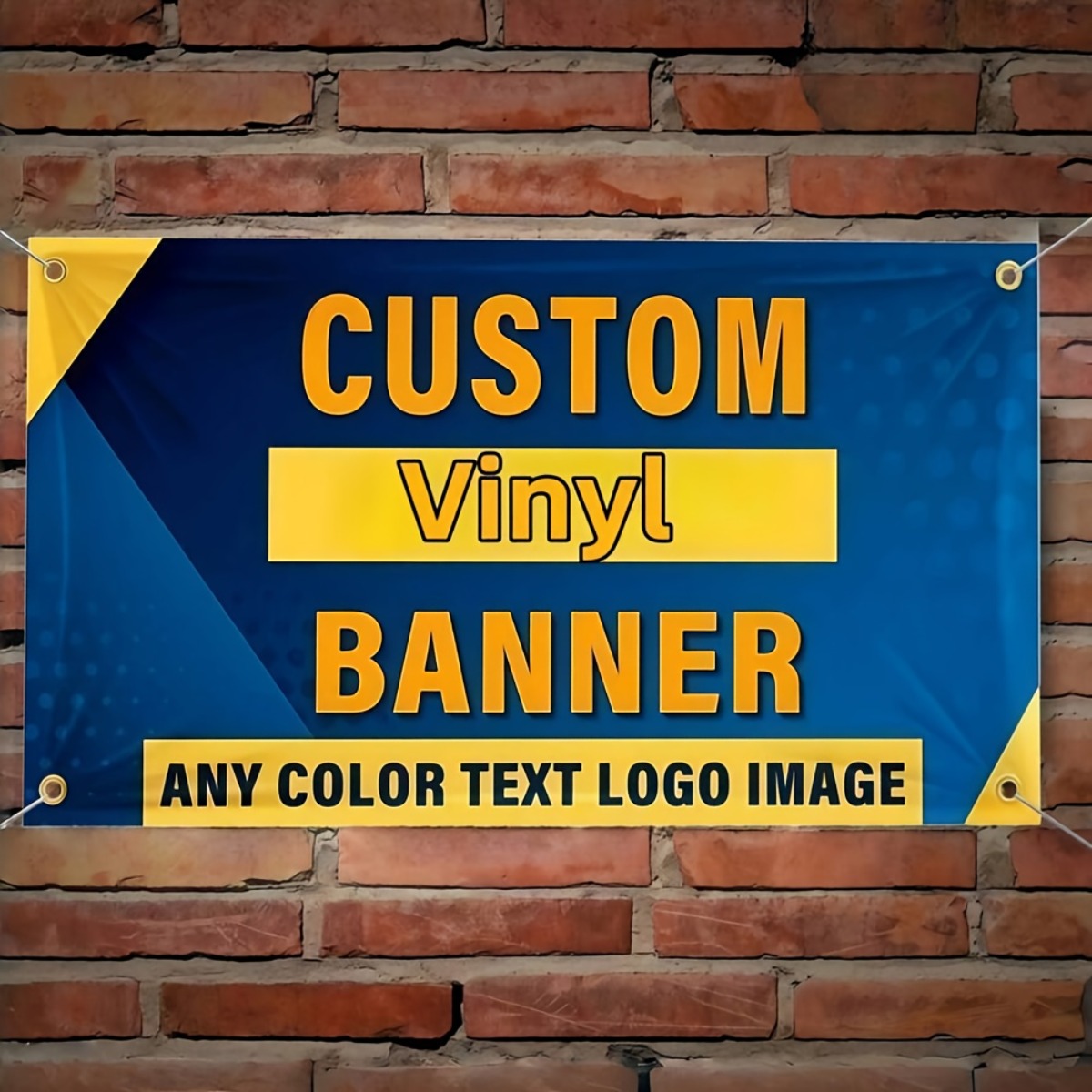 Commercial Vinyl Printing - Özel Vinil Afiş Kişiselleştirilmiş Metin Logo
