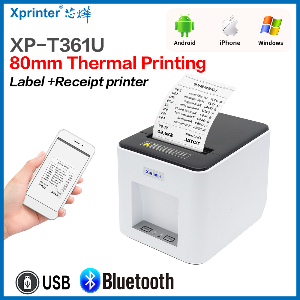 Commercial Book Printing Machines - Xprinter 361B termal etiket yazıcı barkod