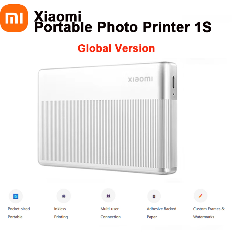 Commercial Photo Printer - Xiaomi Cep Fotoğraf Yazıcısı 1s Kablosuz