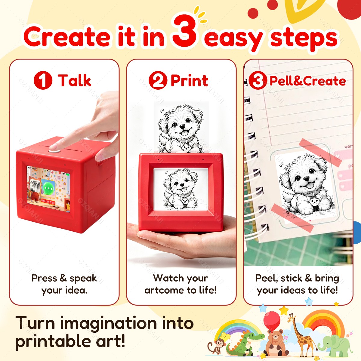 AI Magic Box, Sesle Kontrol Ed - Commercial Photo Printer incelemesi ve fiyatı
