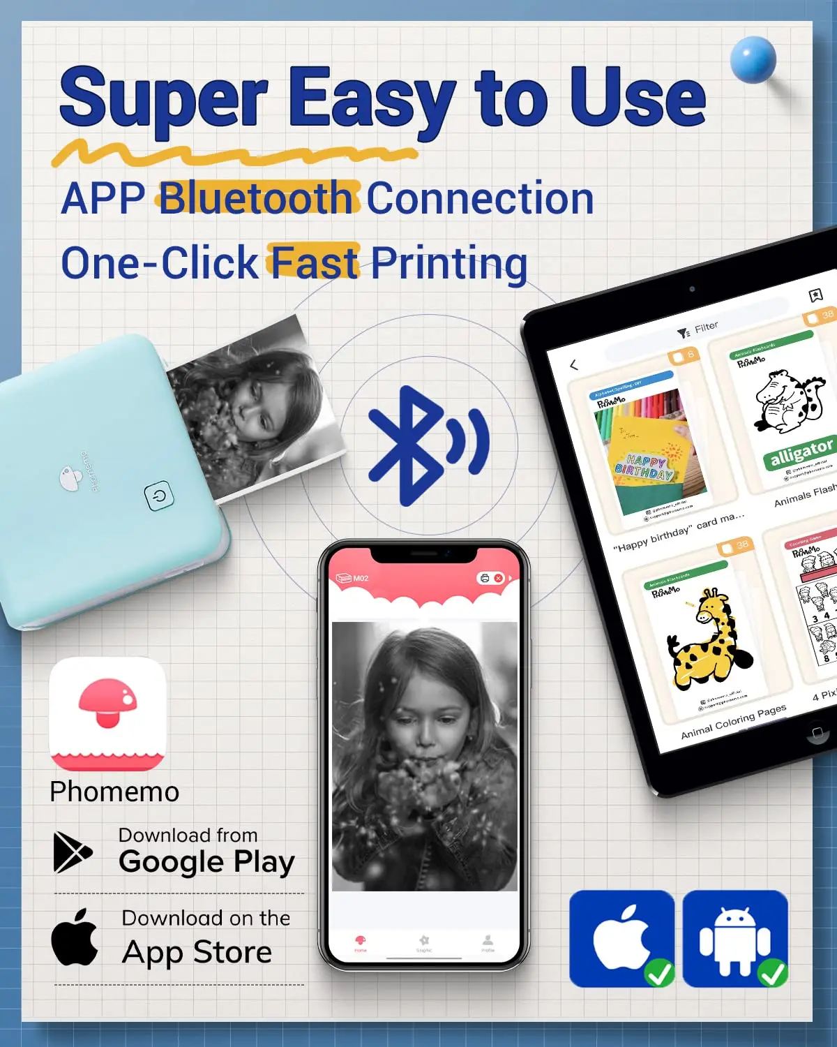 Phomemo M02Pro Mini taşınabili - Commercial Photo Printer incelemesi ve fiyatı