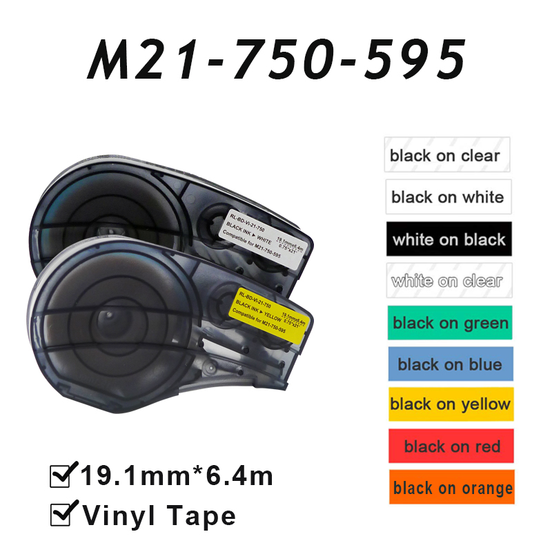 Çok renkli M21-750-595 19.1mm  - Commercial Vinyl Printing incelemesi ve fiyatı