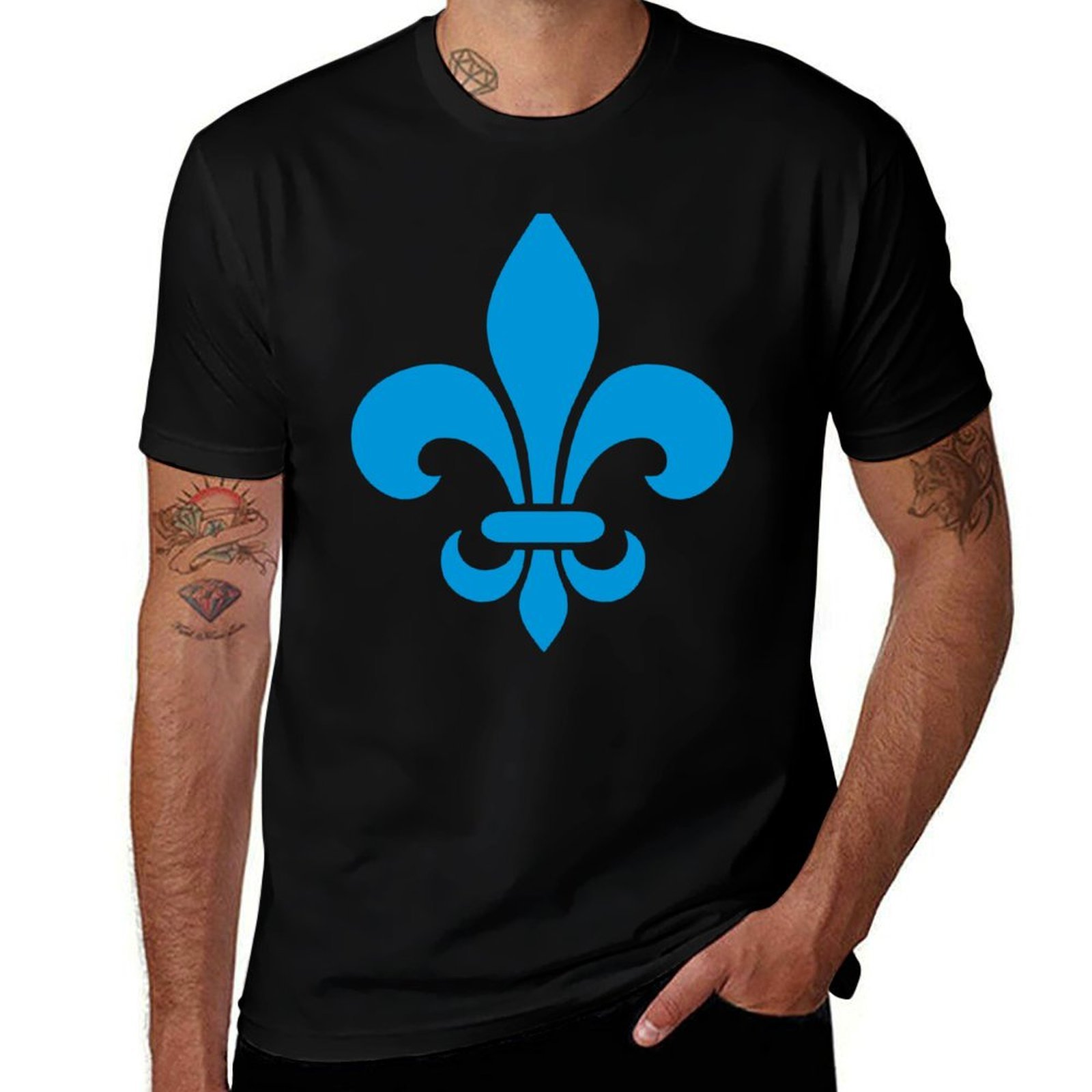 Quebec Fransa mavi fleur de ly - Printing Qc incelemesi ve fiyatı